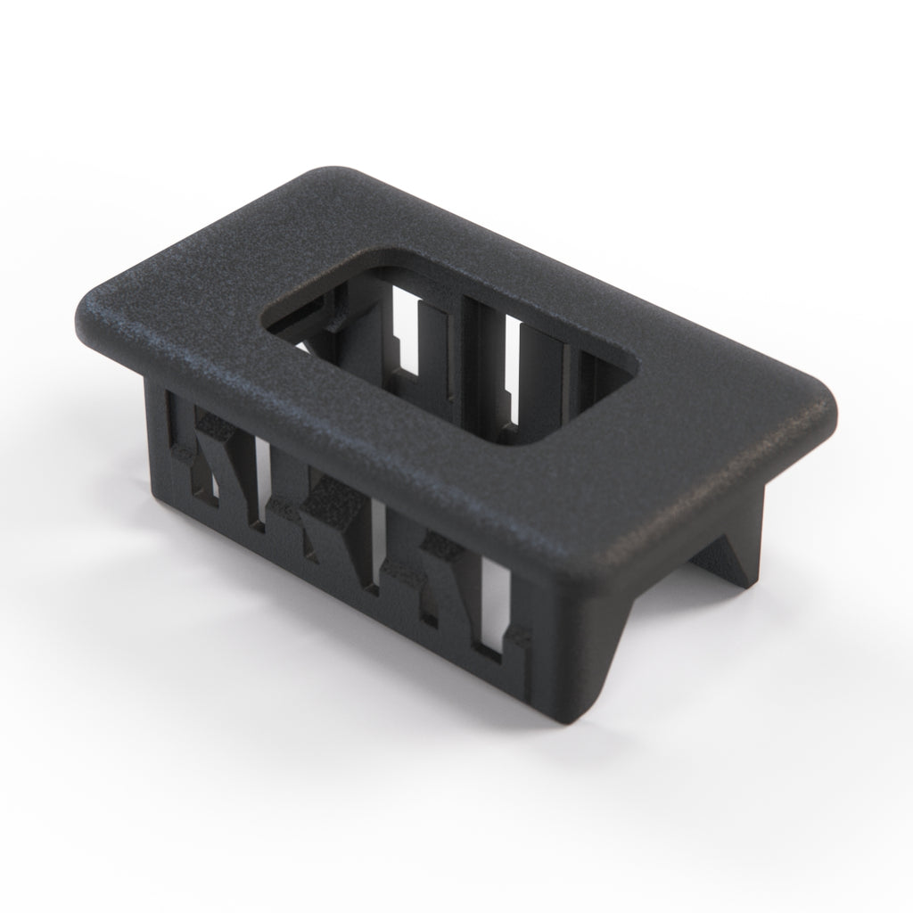 Porsche 924 944 Sunroof Switch Surround Cover Black (94461312400) — view 2