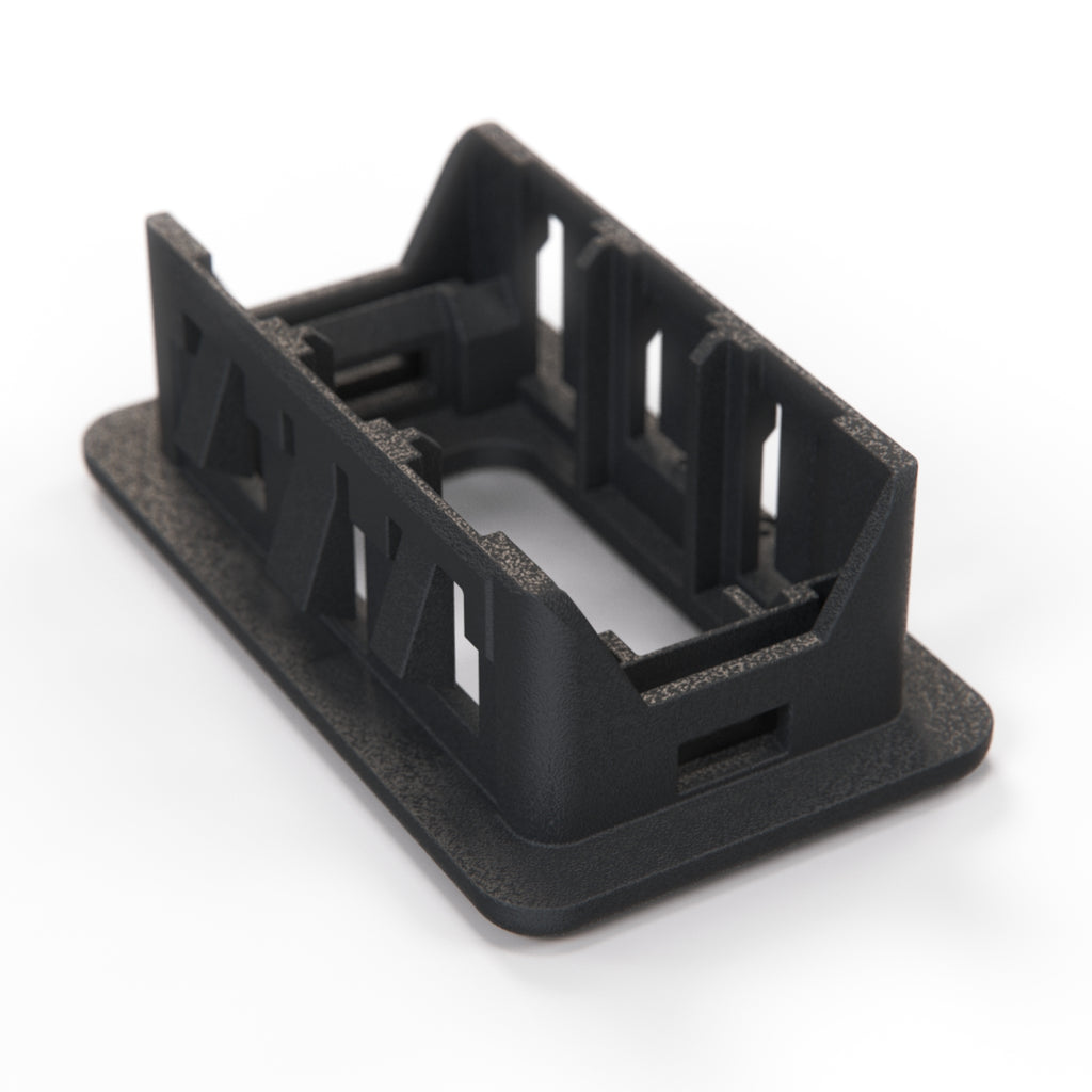 Porsche 924 944 Sunroof Switch Surround Cover Black (94461312400) — view 3