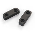 Porsche 924 944 Windshield Glass Stop Frame Mount Support Set of 2 Black (477845613)