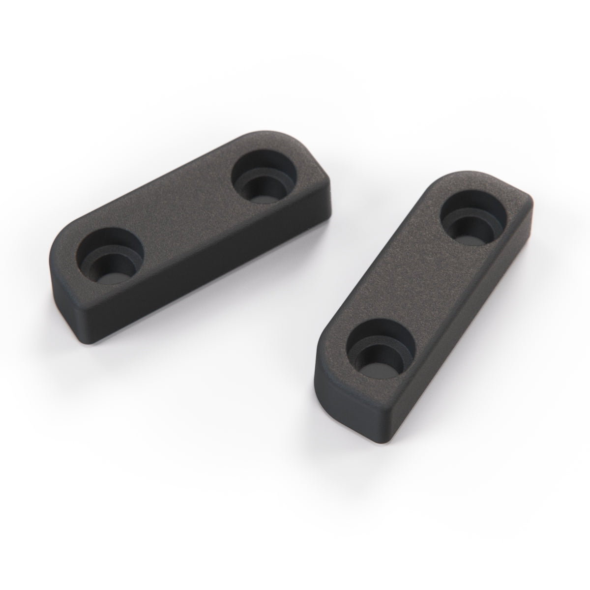 Porsche 924 944 Windshield Glass Stop Frame Mount Support Set of 2 Black (477845613)