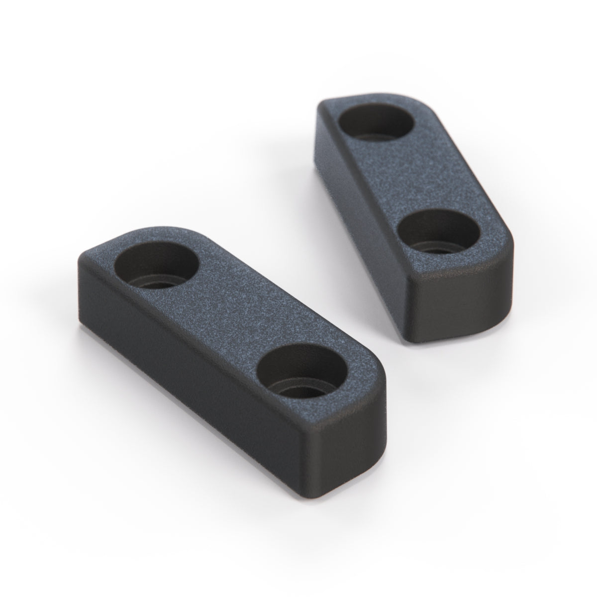 Porsche 924 944 Windshield Glass Stop Frame Mount Support Set of 2 Black (477845613) — view 2