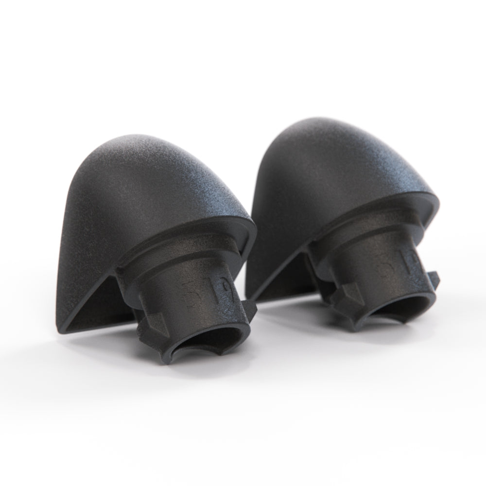 Porsche 924 Headlight Washer Spray Nozzle Set Of 2 Black 477955179 — view 2