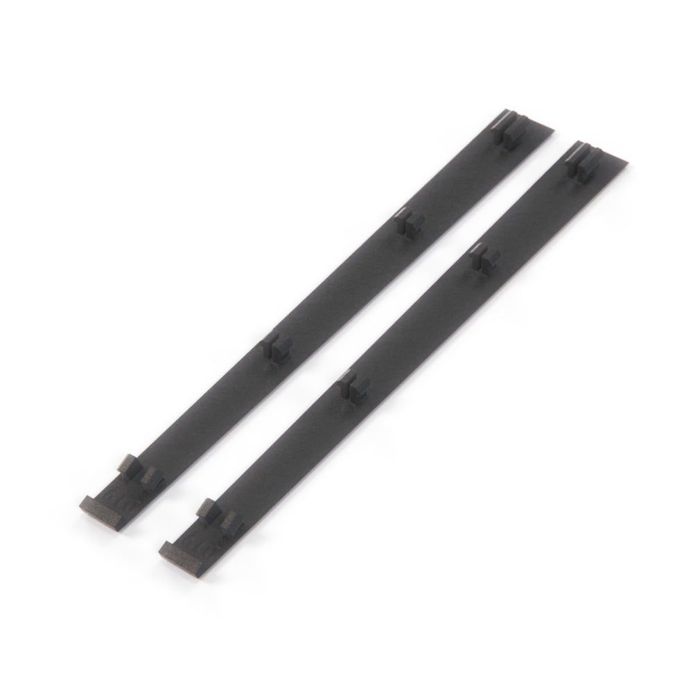 Porsche 944 924 Outer Door Handle Trim Insert Set of 2 Black 823837239 — view 2