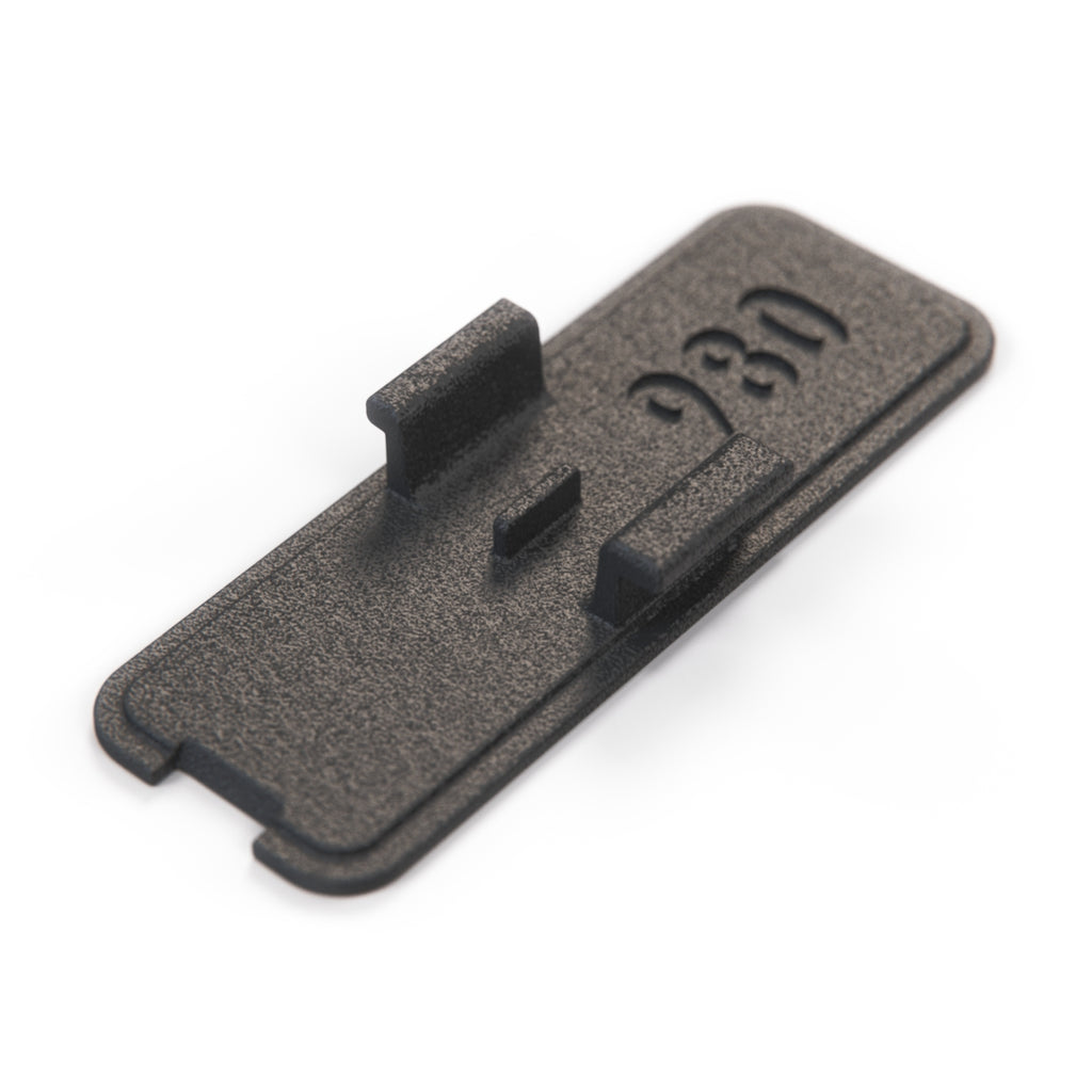 Porsche 944 968 Bezel Switch Cover Black (94455245000) — view 3