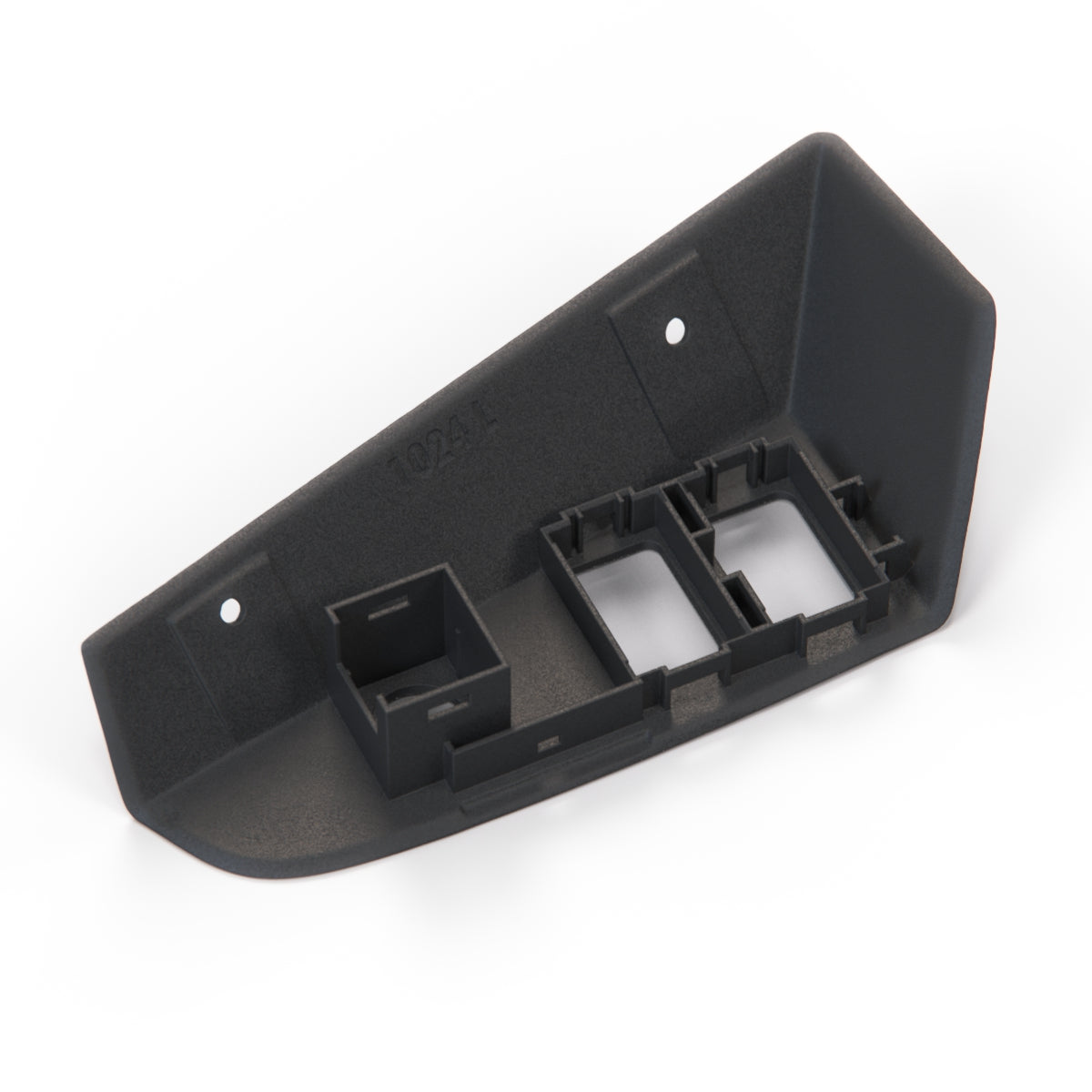 Porsche 944 / 968 Door Panel Window Switch Button Housing Left or Right LHD Black (94455527100 / 94455527201) — view 3