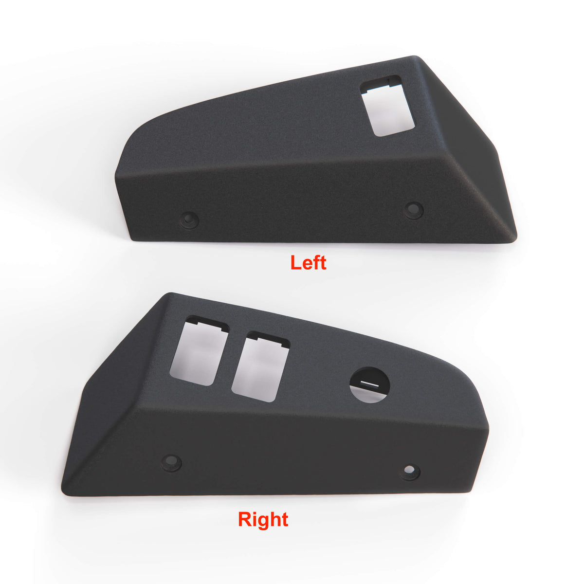 Porsche 944 / 968 Door Panel Window Switch Button Housing Left or Right RHD Black (94455527100 / 94455527201)