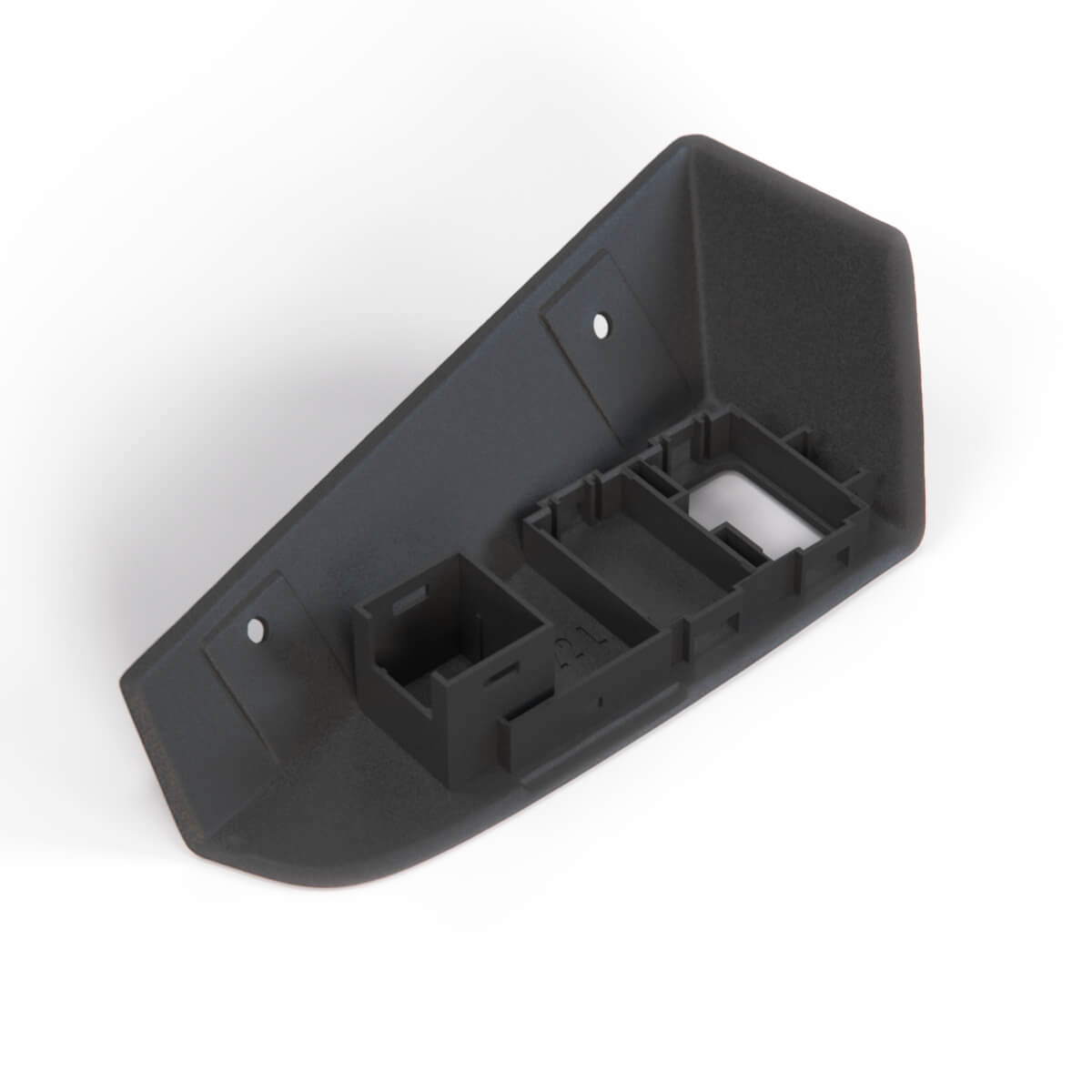 Porsche 944 / 968 Door Panel Window Switch Button Housing Left or Right RHD Black (94455527100 / 94455527201) — view 5