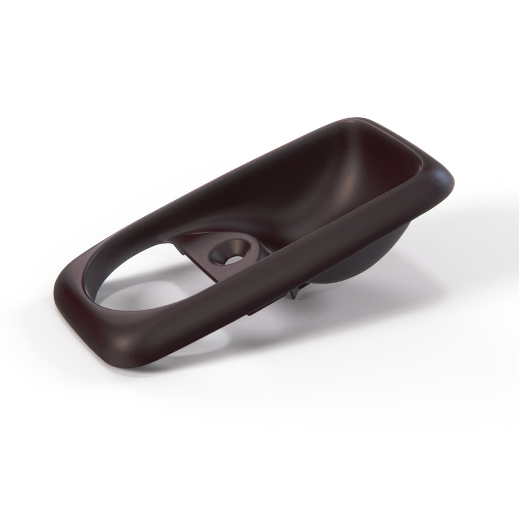 Porsche 944 968 Interior Handle Surround Cover Black or Brown (94453722900) — view 2