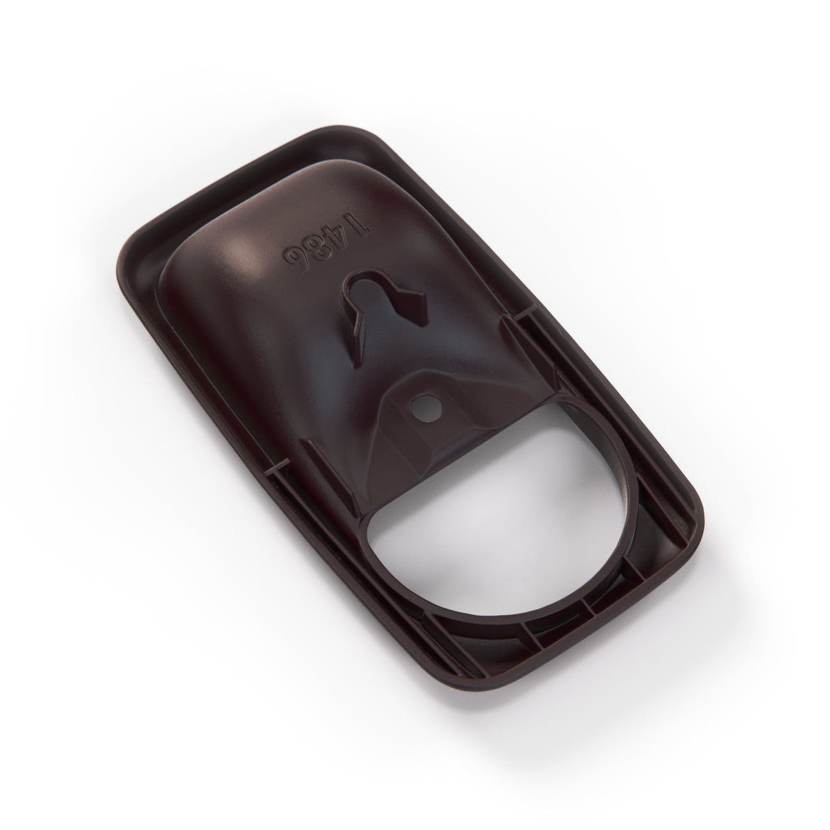 Porsche 944 968 Interior Handle Surround Cover Black or Brown (94453722900) — view 3