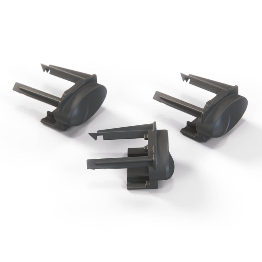 Porsche 986 Boxster Center Console Dummy Blind Cover Set of 3 (99661342510) — view 5