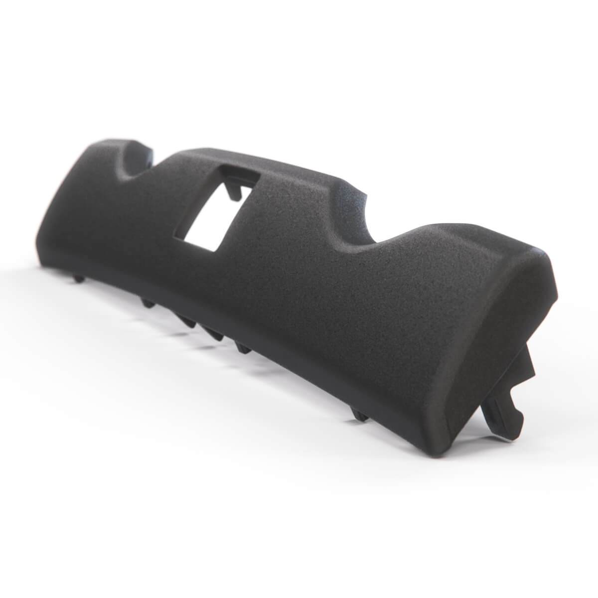 Porsche 987 Boxster / Cayman Dashboard Moulding Trim Cover Black (98755258506) — view 2