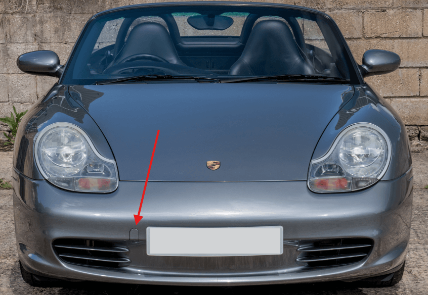 Porsche Boxster 986.2 Front Bumper Cover Cap Primed (98650551100) — view 5
