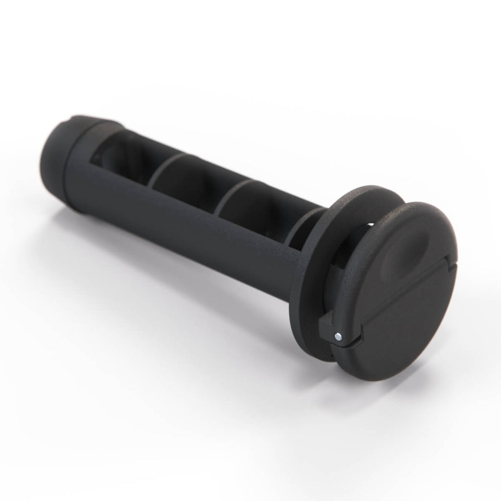 Porsche Boxster 987 Storage Box Lock Catch and Washer Black — view 2