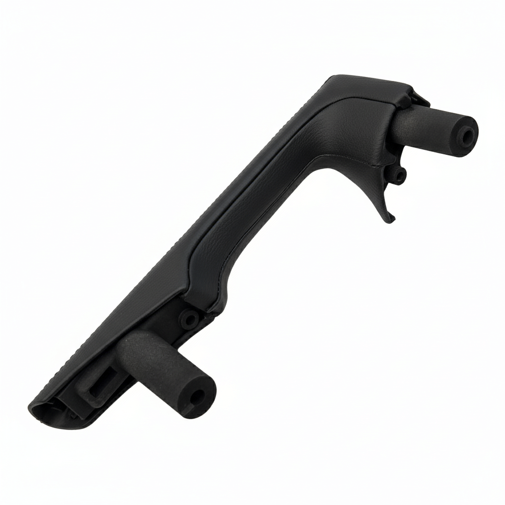 Porsche Boxster Cayman 987 Door Handle Door Leather Black Left or Right — view 2