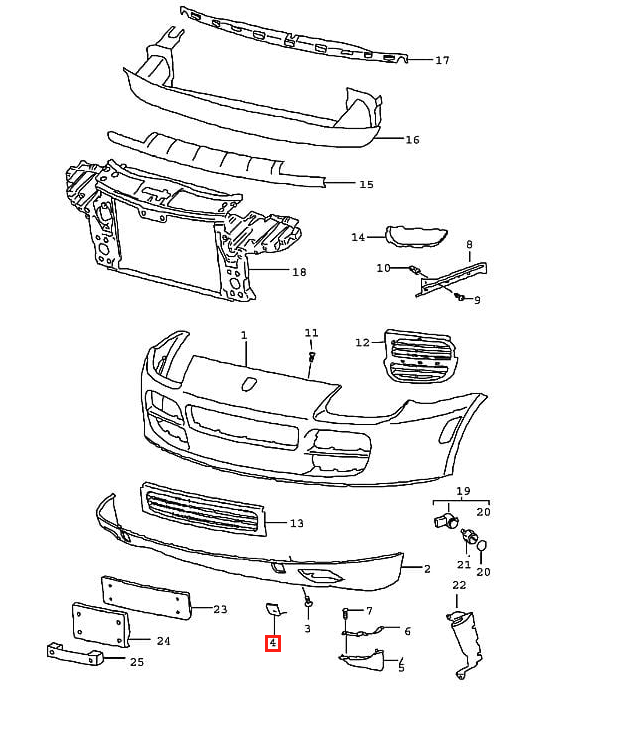 Porsche Cayenne 955 Front Tow Hook Eye Cover Left or Right Gray (95550515501) — view 4