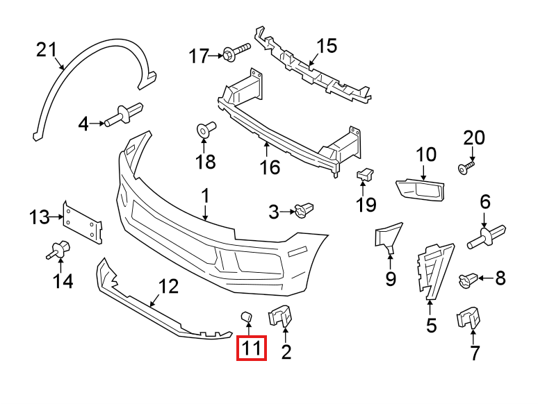 Porsche Cayenne 959 Front Bumper Tow Eye Cover Cap Primed Left or Right — view 4