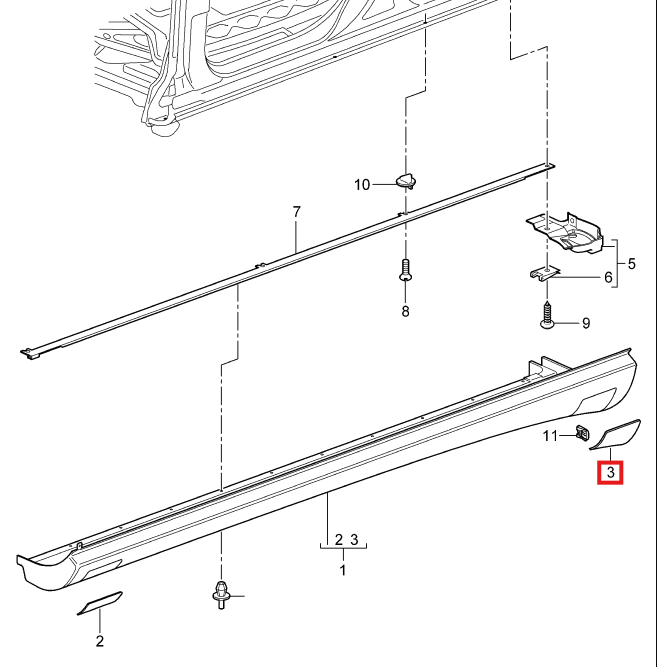 Porsche Cayenne S Gts Back Flap Jack Cover Primed Left or Right — view 4