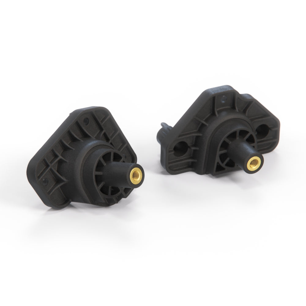 Porsche Cayenne Headlight Bracket Repair Kit Set of 2 Left or Right Black (9Y0941117AY / 9Y0941118AY)