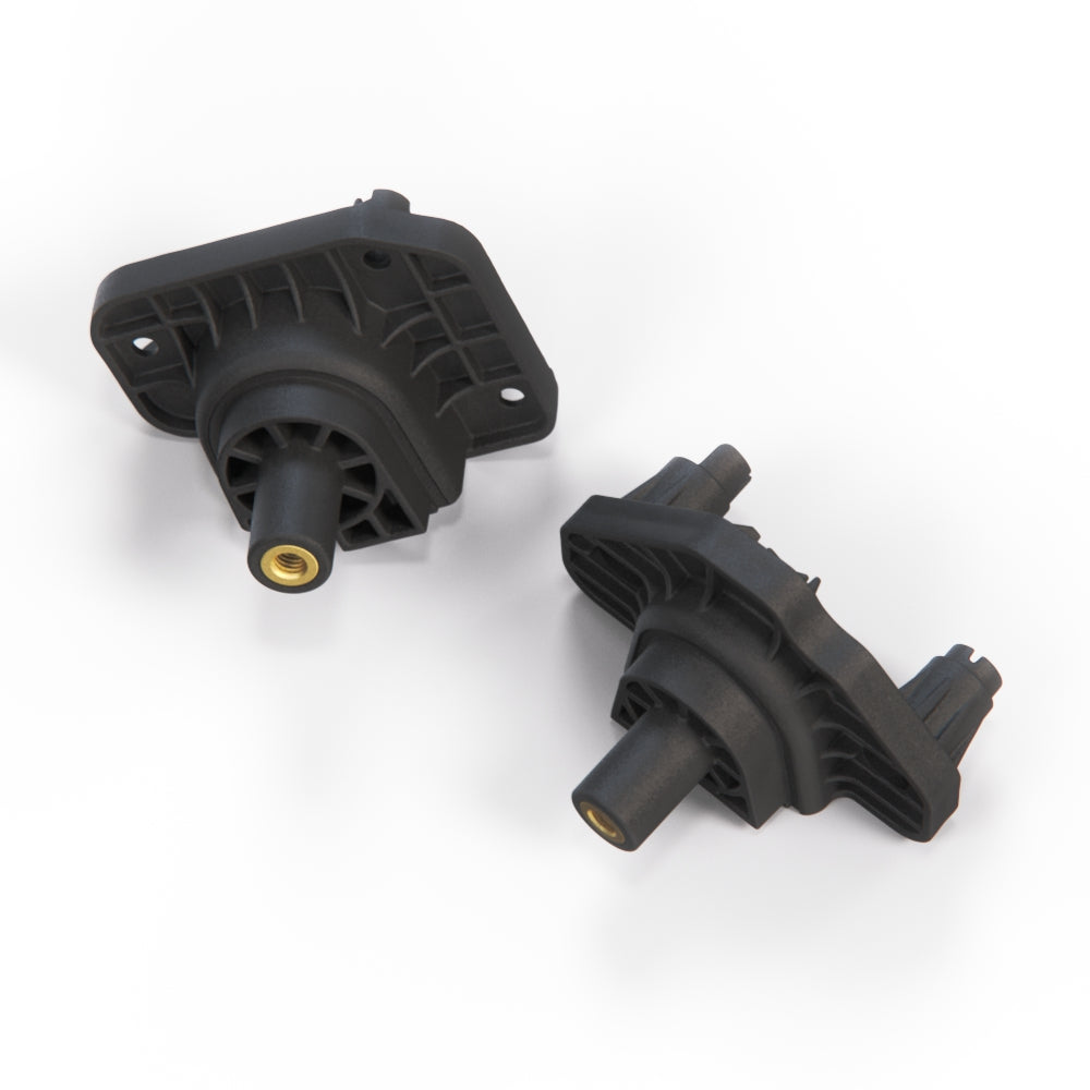 Porsche Cayenne Headlight Bracket Repair Kit Set of 2 Left or Right Black (9Y0941117AY / 9Y0941118AY) — view 2