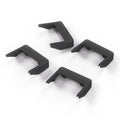 Porsche Cayenne Protection Cap for Rear Seat Hinge Set of 4 Black