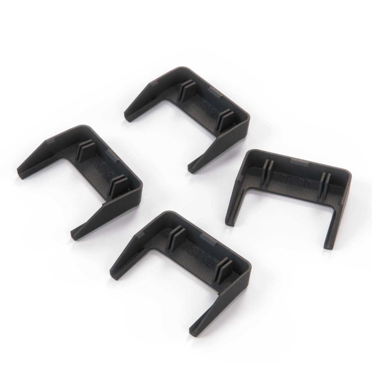 Porsche Cayenne Protection Cap for Rear Seat Hinge Set of 4 Black — view 4
