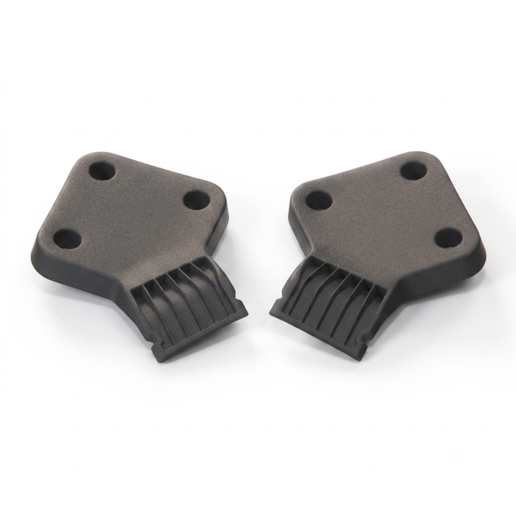Porsche Panamera 971 Trunk Parcel Shelf Support Bracket Set of 2 Black (971868253 / 971868254)