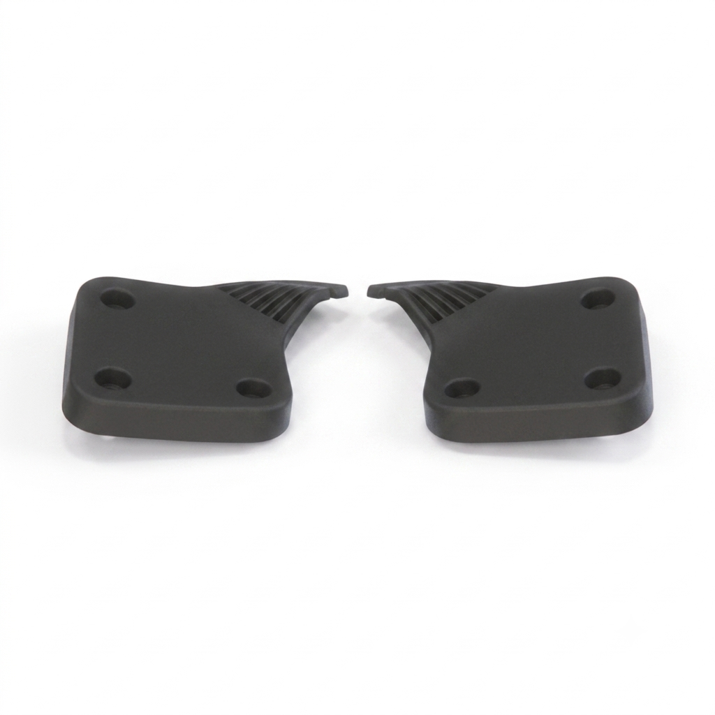 Porsche Panamera 971 Trunk Parcel Shelf Support Bracket Set of 2 Black (971868253 / 971868254) — view 2