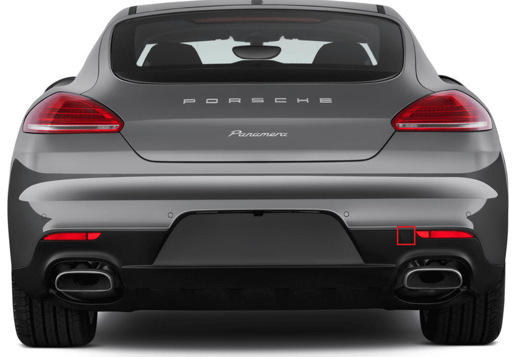 Porsche Panamera Bumper Tow Eye Hook Cover Cap Black (97050580301) — view 5