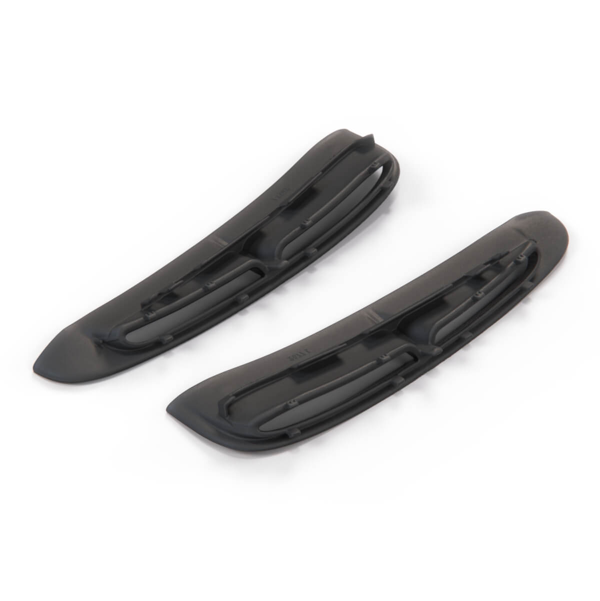 Porsche Panamera Fender Grille Air Vents Trim Set of 2 Carbon Fiber Left or Right — view 4