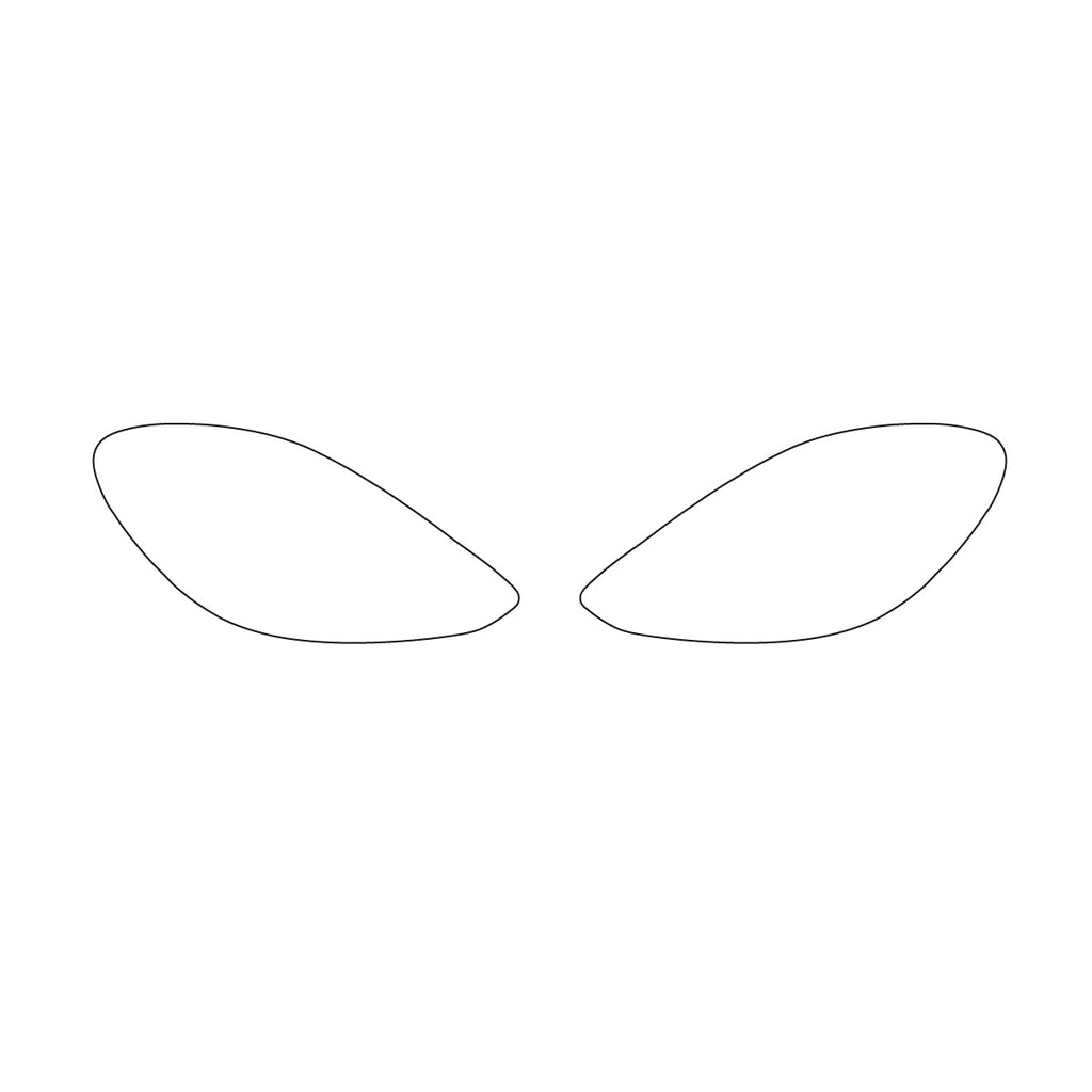Porsche Panamera Headlights – PPF Paint Protection Film Precut – Set of 2 Left or Right — view 3
