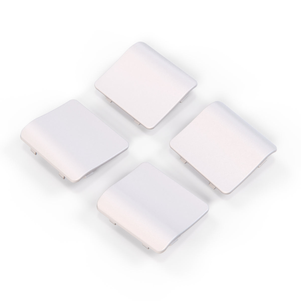 Mercedes-Benz R129 Pre-Lift Jacking Point Cover Set (4 Pieces) — Polarweiss (Polar White)