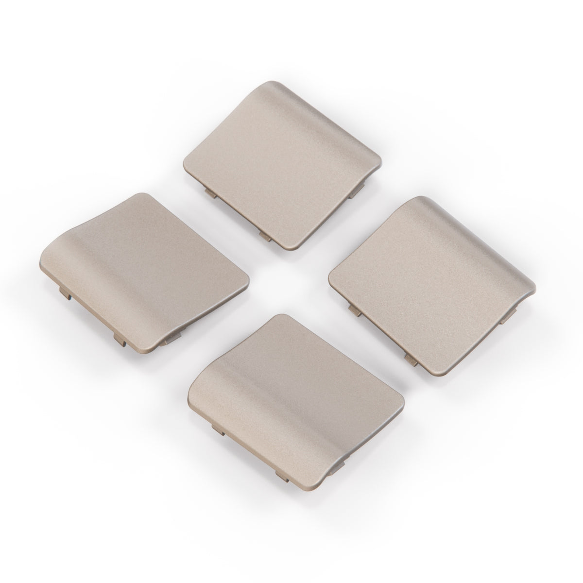 Mercedes-Benz R129 Pre-Lift Jacking Point Cover Set (4 Pieces) — Rauchsilber Mat (Smoky Silver Mat)