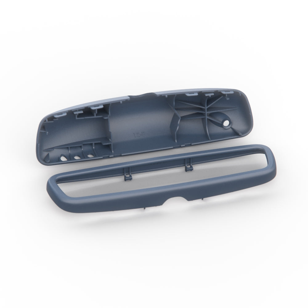 Mercedes-Benz R129 A124 Rear-view Mirror Cover – Complete (Frame & Shell) Version F — view 6