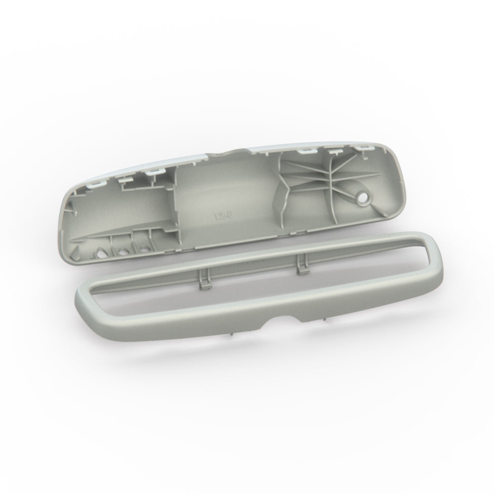 Mercedes-Benz R129 A124 Rear-view Mirror Cover – Complete (Frame & Shell) Version F — view 15