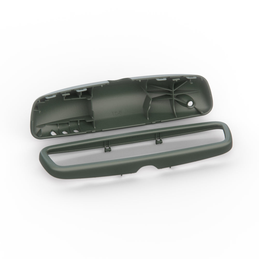 Mercedes-Benz R129 A124 Rear-view Mirror Cover – Complete (Frame & Shell) Version F — view 8
