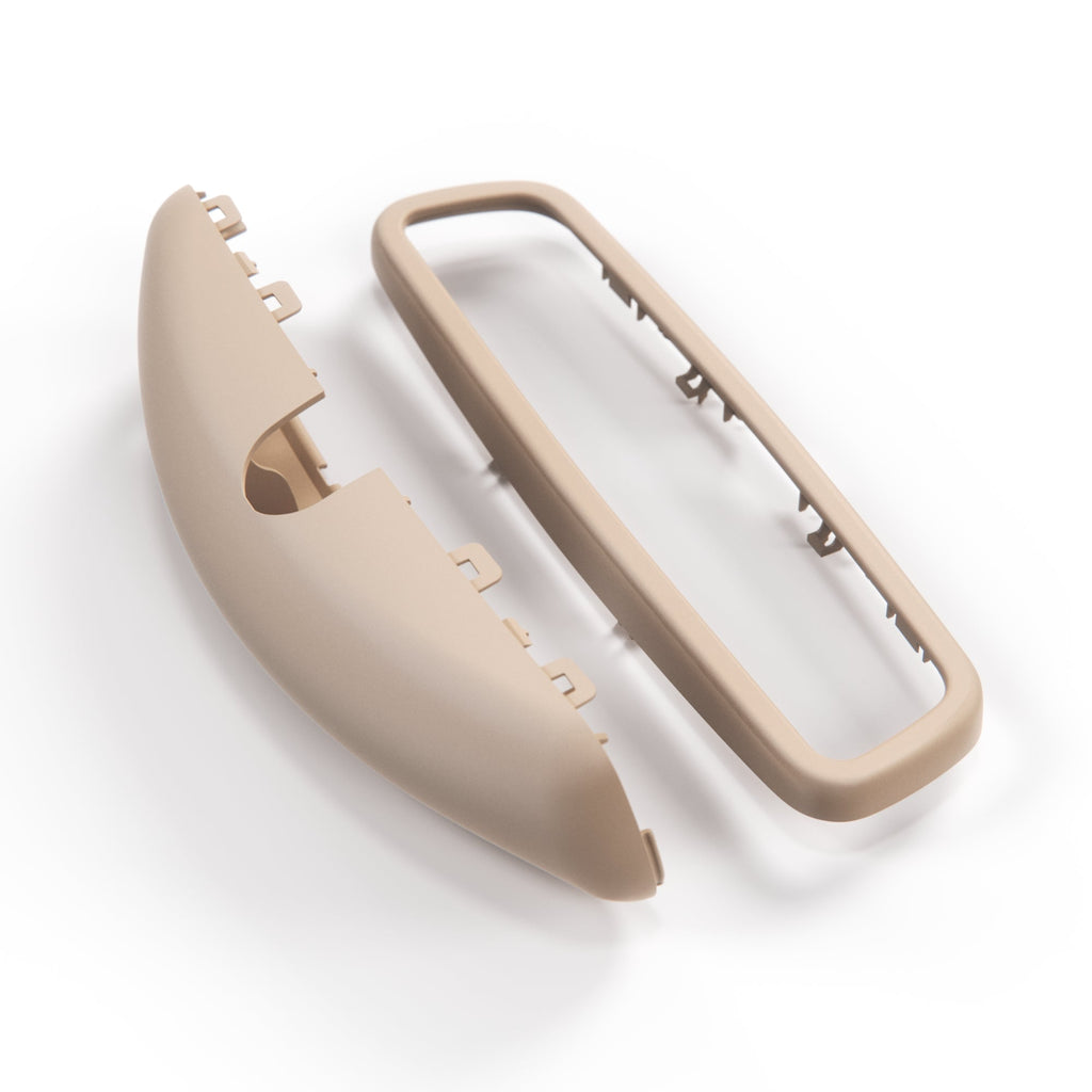 Mercedes-Benz R129 A124 Rear-view Mirror Cover – Complete (Frame & Shell) Version G — view 3