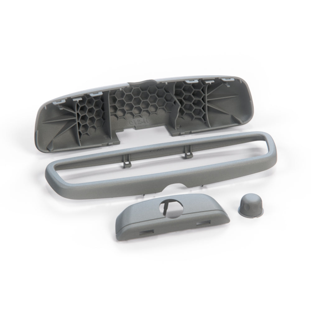 Mercedes-Benz R129 A124 Rear-view Mirror Cover – Complete (Frame & Shell) Version H — view 7