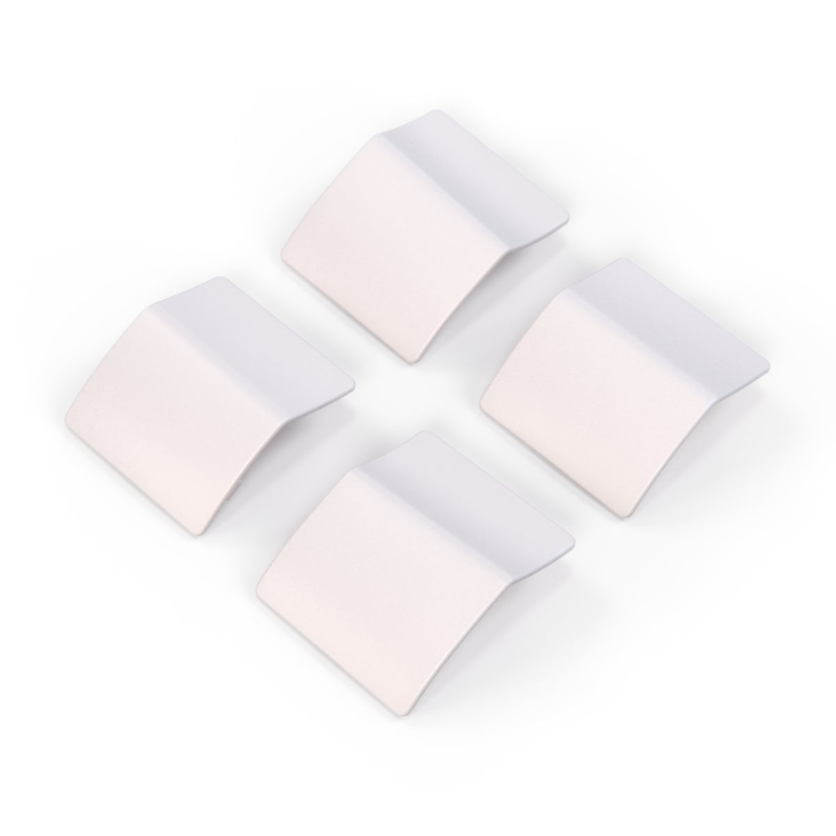 Mercedes-Benz R129 AMG Facelift Jacking Point Cover Set (4 Pieces) – 1296980730, 1296980530 — Polarweiss (Polar White)