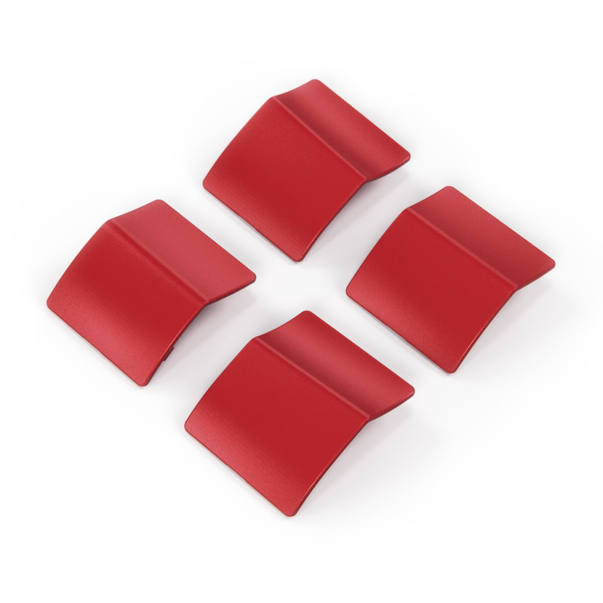 Mercedes-Benz R129 AMG Facelift Jacking Point Cover Set (4 Pieces) – 1296980730, 1296980530 — Magmarot (Magma Red)