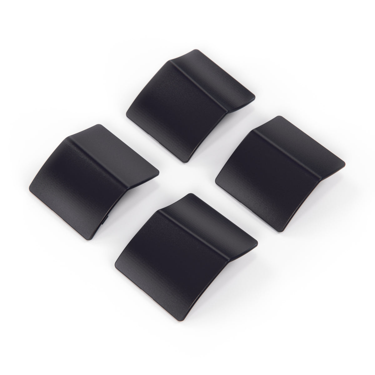 Mercedes-Benz R129 AMG Facelift Jacking Point Cover Set (4 Pieces) – 1296980730, 1296980530 — Obsidianschwarz Metallized (Obsidian Black Metallic)