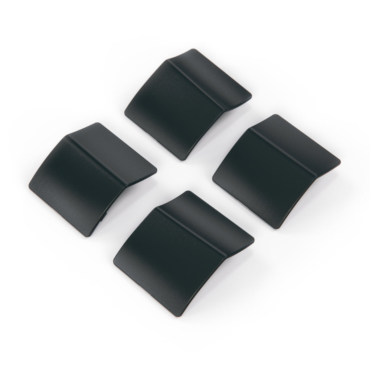 Mercedes-Benz R129 AMG Facelift Jacking Point Cover Set (4 Pieces) – 1296980730, 1296980530 — Smaragdschwarz Mica Mat (Emerald Black Mica Mat)