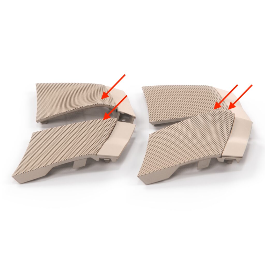 Mercedes-Benz R129 Dashboard Speaker Cover Panel Trim LHD / RHD / Left / Right / All Color / A1296800139 / A1296800239 / A1296800339 / A1296800439 — view 19