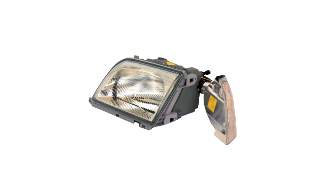 Mercedes-Benz R129 Front Left Headlight, Halogen, With Indicator A1298206361 — view 2