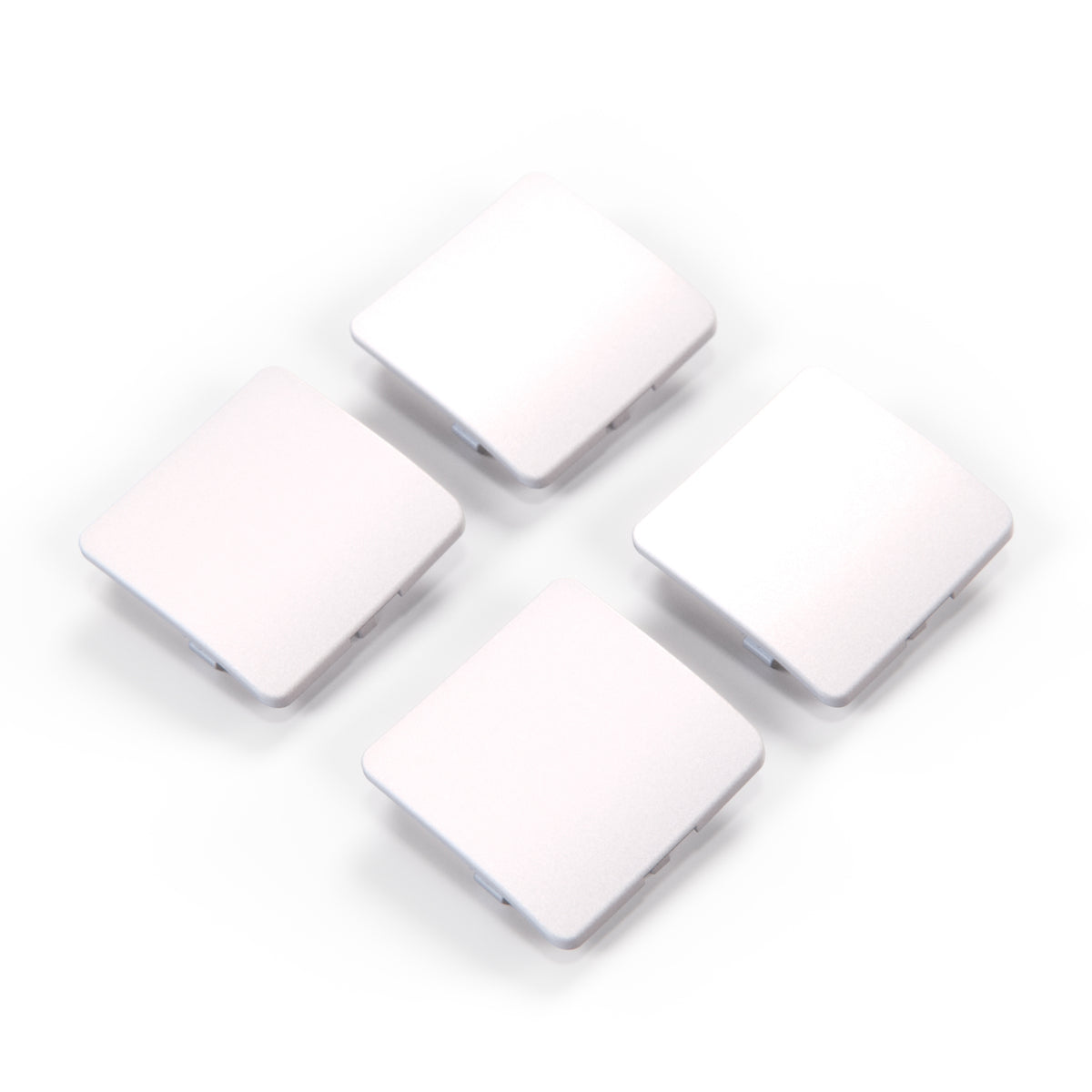 Mercedes-Benz R129 Jacking Point Cover Set (Lift, 4 Pieces) — Polarweiss (Polar White)