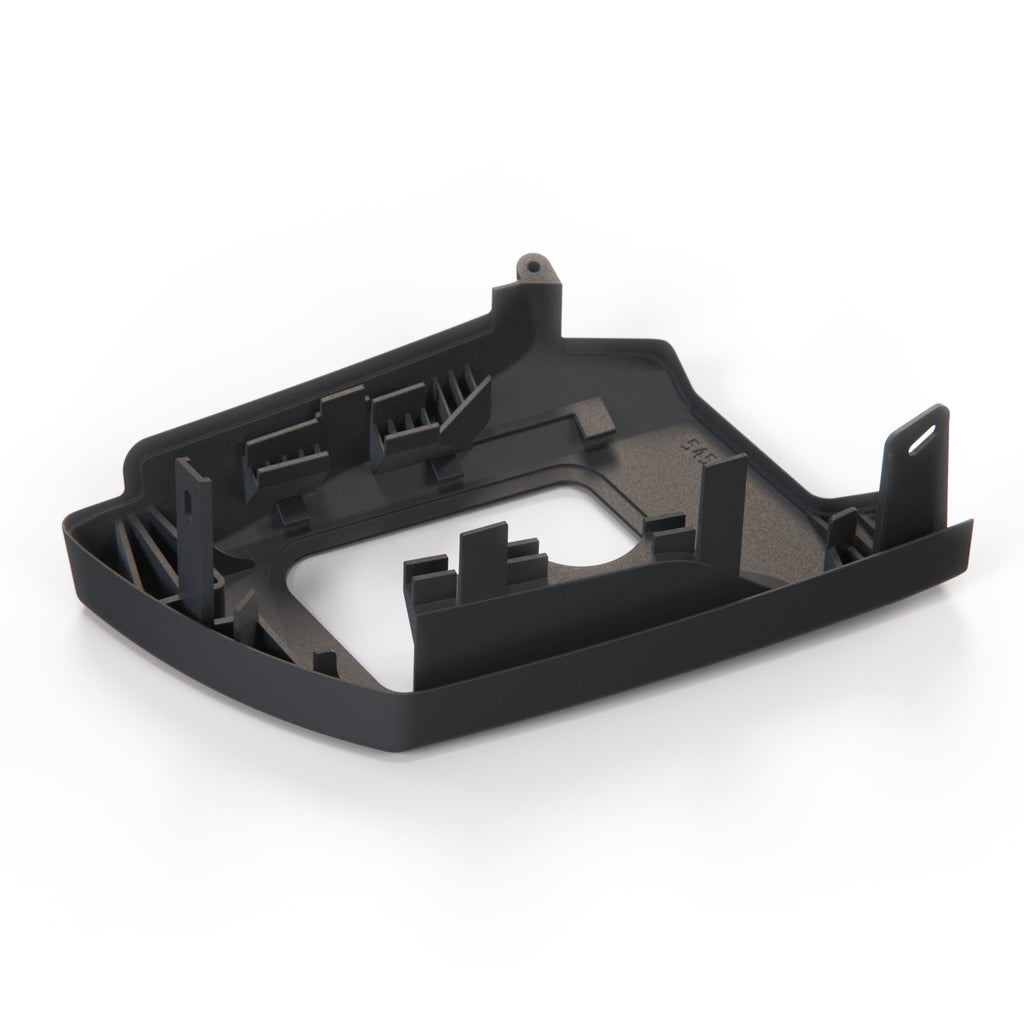 Mercedes-Benz R129 SL Interior Seat Belt Outlet Bracket Cover (Black) — view 5