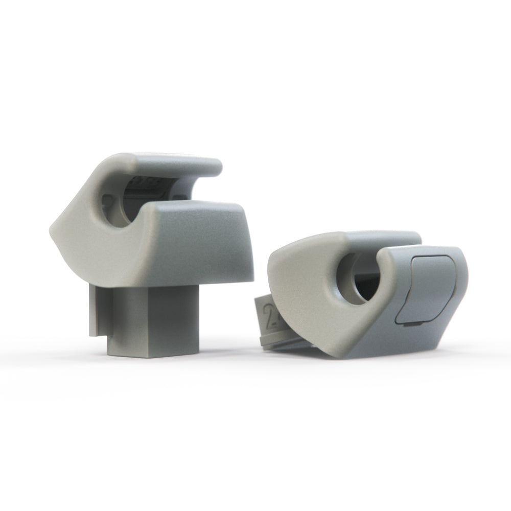 Mercedes-Benz R129 Sun Visor Mount Clip Set of 2 (1298100225) — view 15