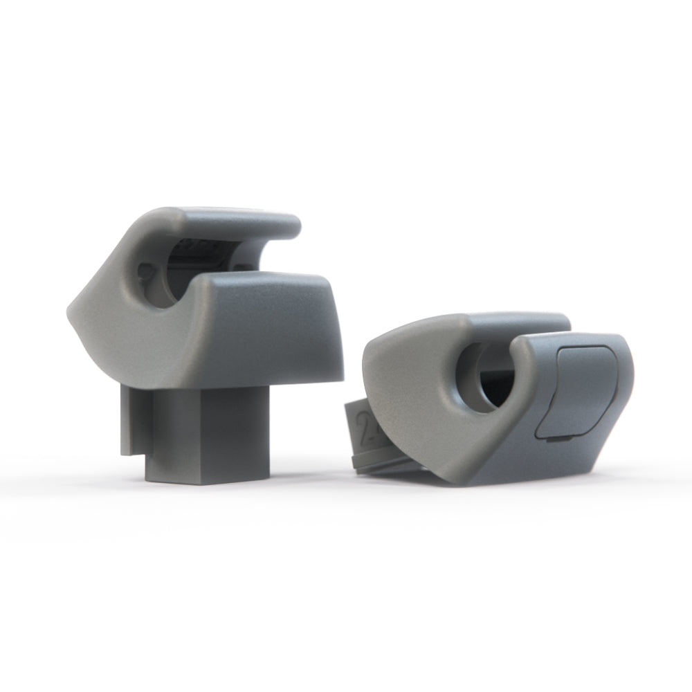 Mercedes-Benz R129 Sun Visor Mount Clip Set of 2 (1298100225) — view 4