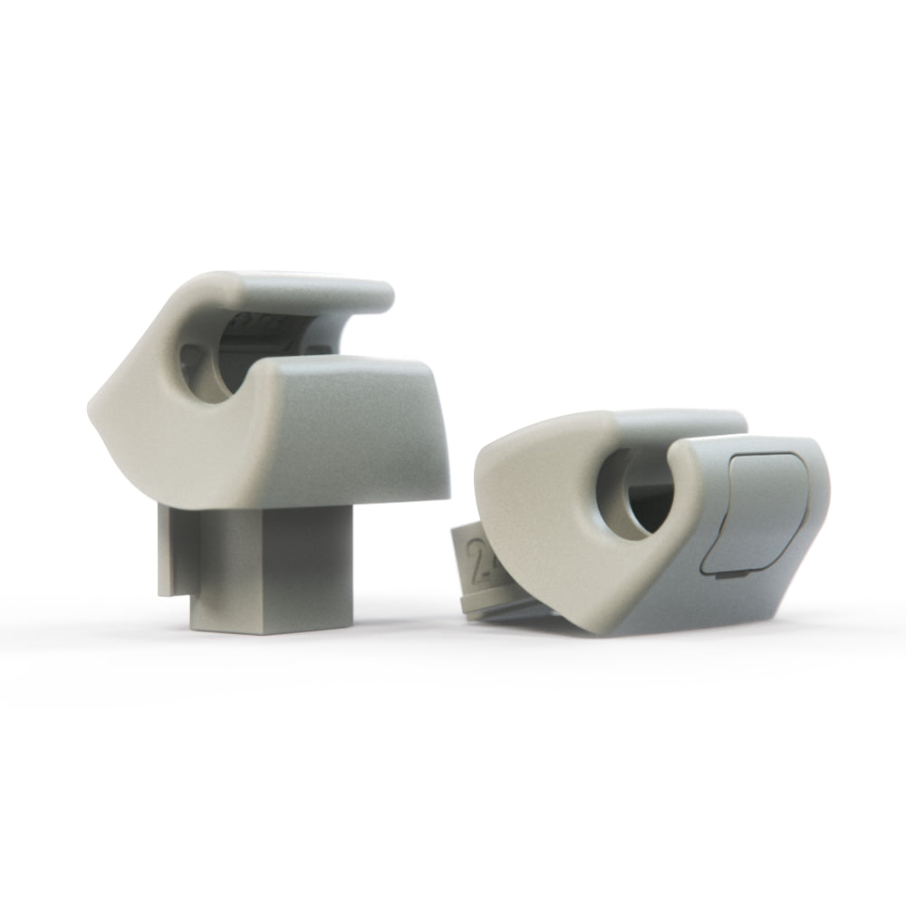 Mercedes-Benz R129 Sun Visor Mount Clip Set of 2 (1298100225) — view 5