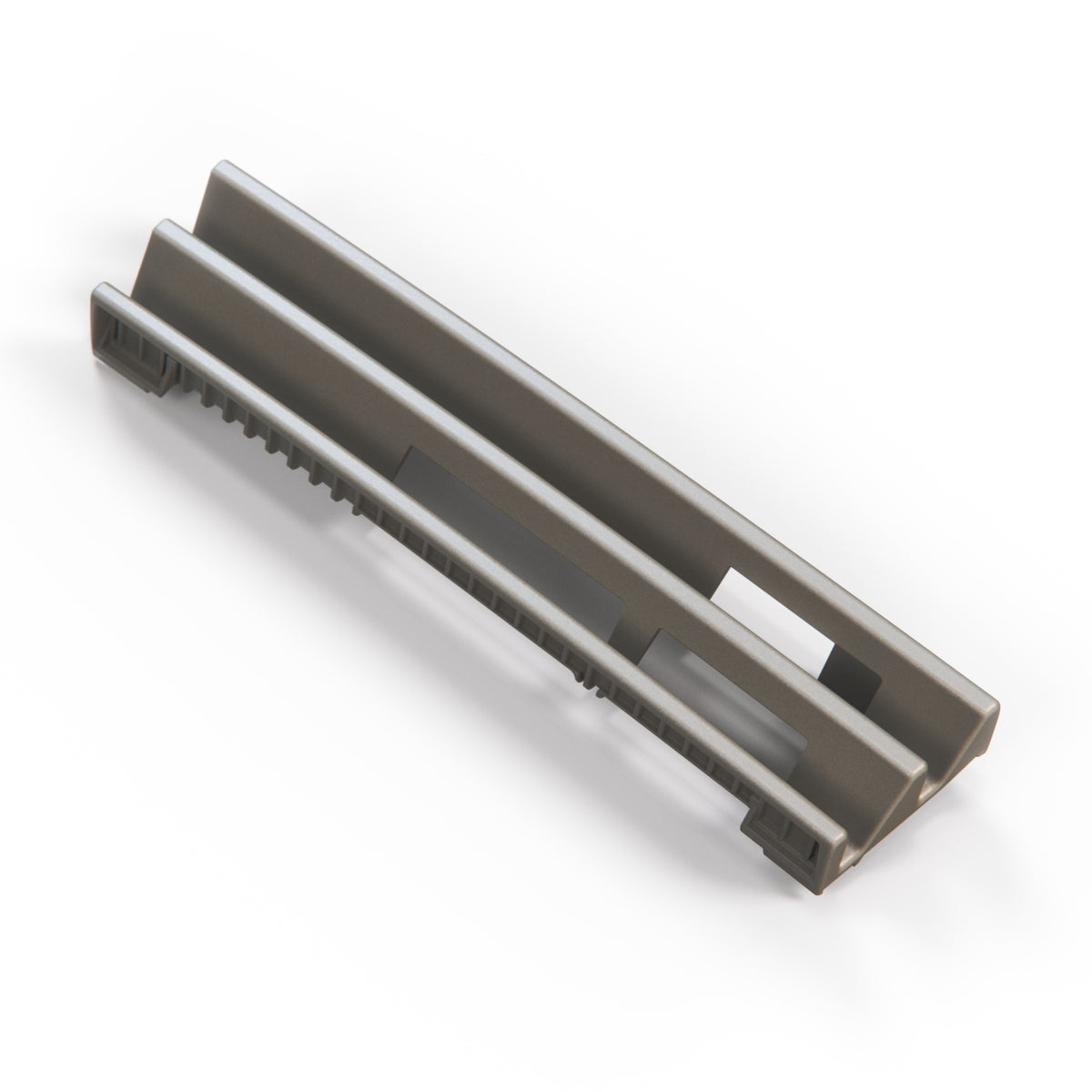 Mercedes-Benz R129 Tow Hook Cover (1298800005) — Rauchsilber Metallized Mat (Smoky Silver Metallic Mat)