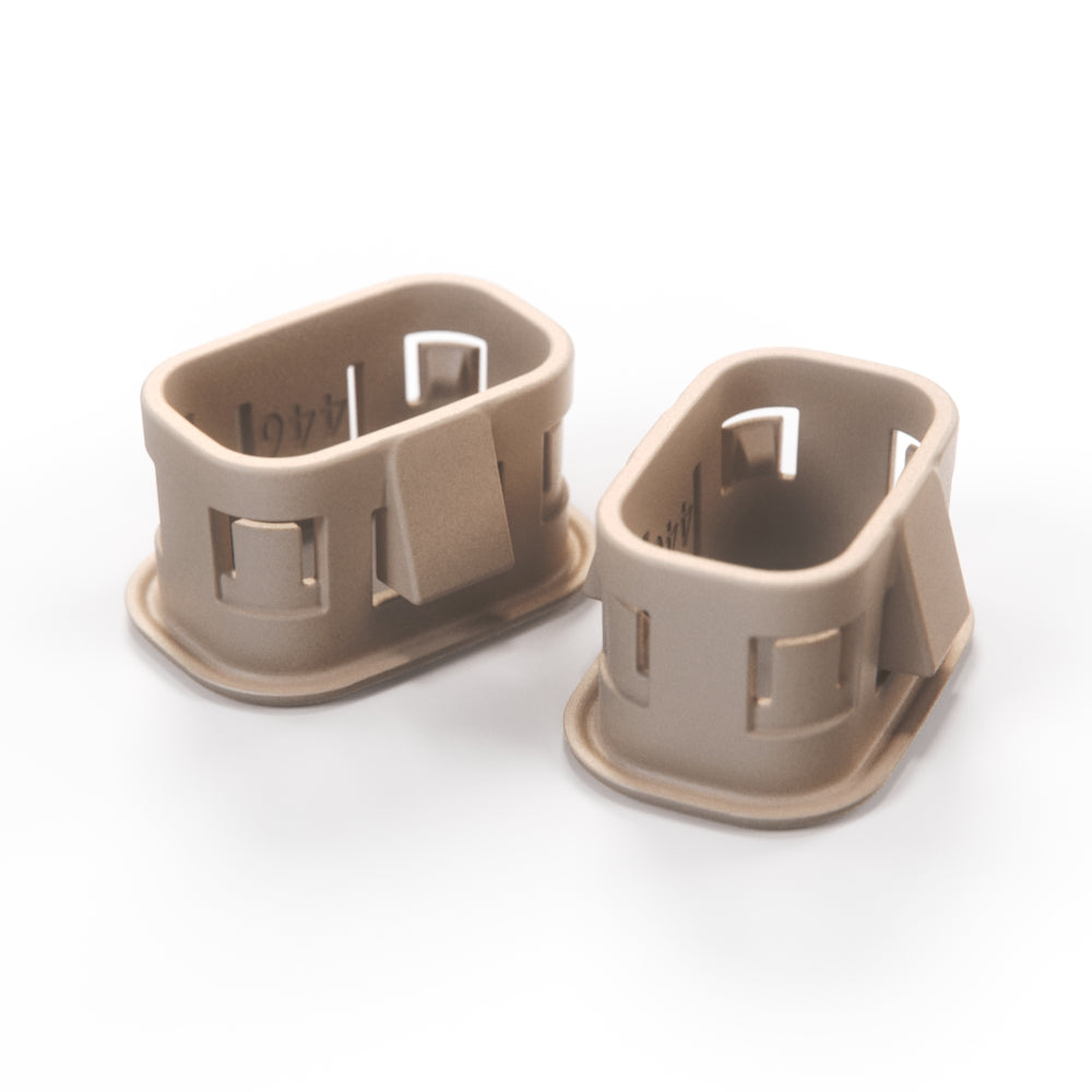Mercedes-Benz R129 Trim Ring Around Knob Locked Door Set of 2 (A1407600341) — view 2